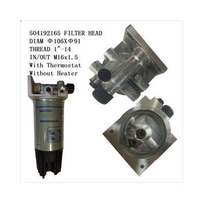 Cabeça do filtro de combustível MD5790PRV10RCR01 504192165 Para IVECOTRUCK AD/AT/AS Stralis AD/AT Trakker Eurocargo Euro 5