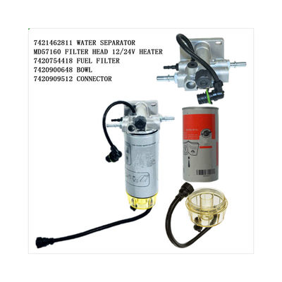Cabeça do filtro do diesel 7421462811 7420951277 Para KERAX DXI 11/13 3 buracos através do  KERAX DXI 11/13