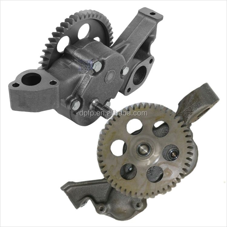 Bomba de óleo Mercedes OM457, largura dos dentes 43mm, 49 dentes da engrenagem de acionamento