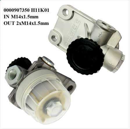 Bomba de combustível (corpo de válvula de costelas reforçada Hengst) OE 0000907350 para camião MERCEDES-BENZ MK/NG/SK